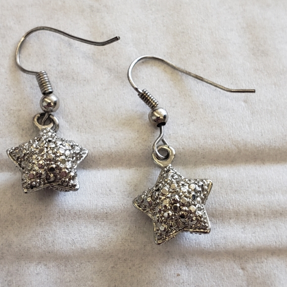 Jewelry - Silver Star Earrings